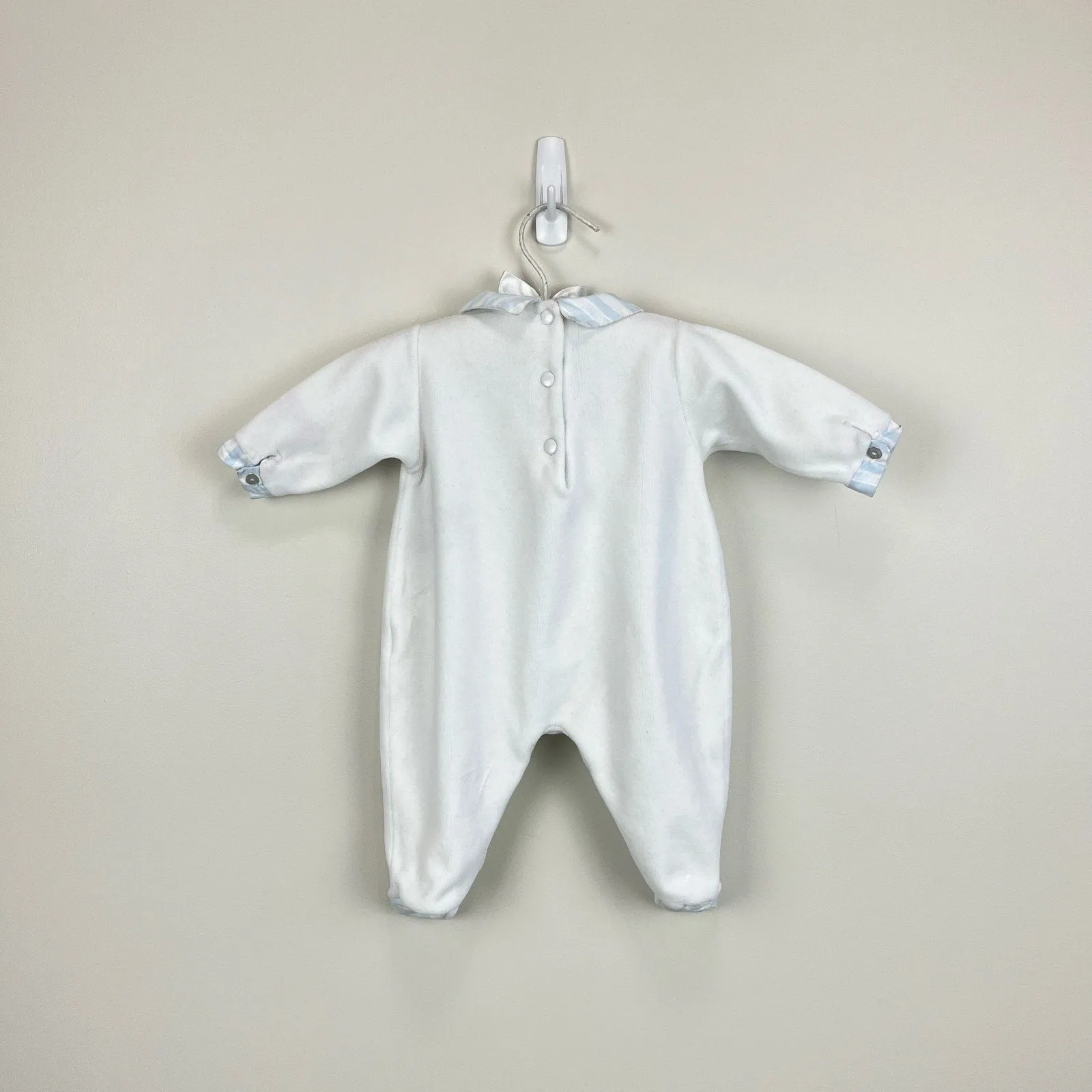 Tartine et Chocolat White Velvet Babygrow 6 Months