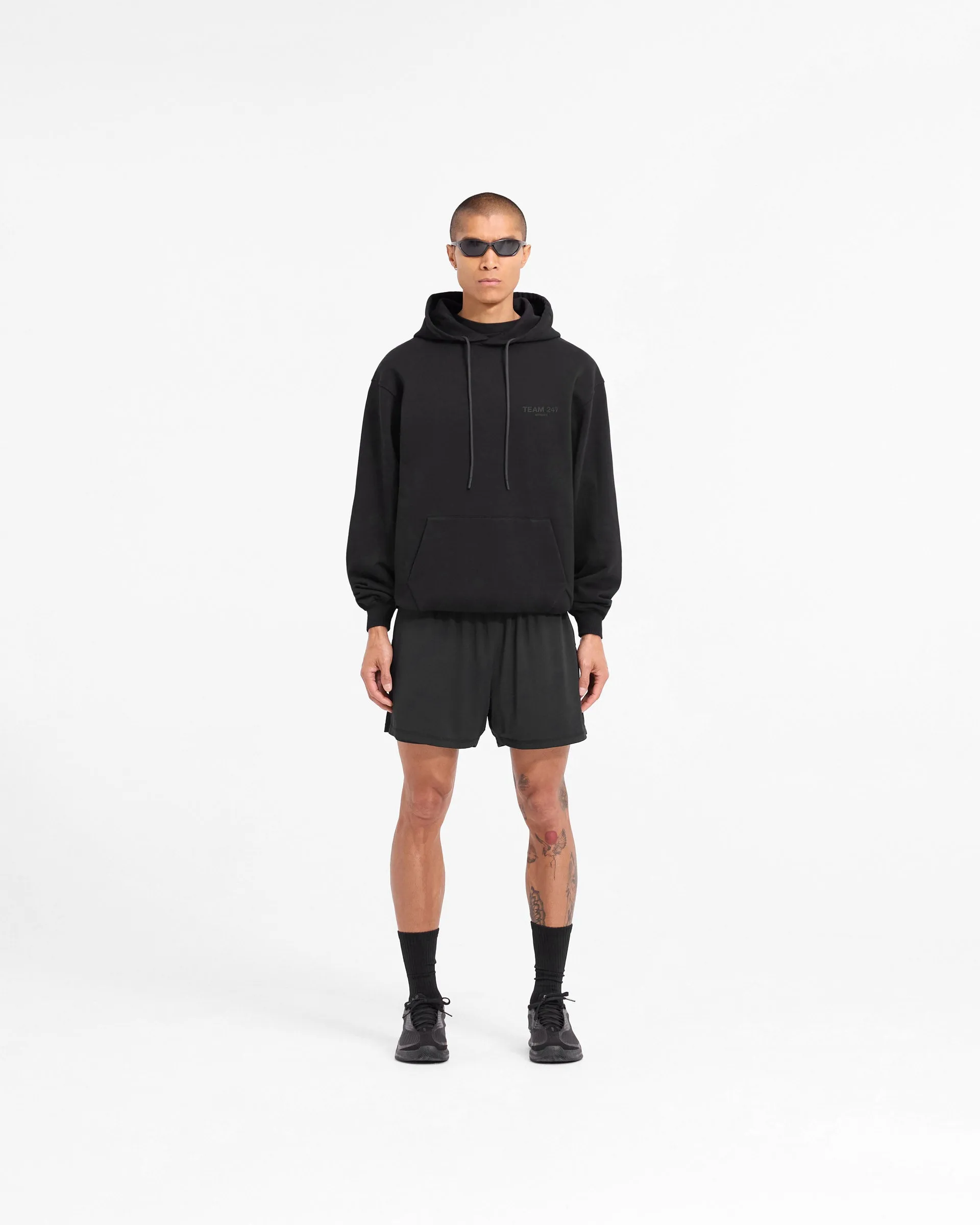 Team 247 Oversized Hoodie - Matte Black