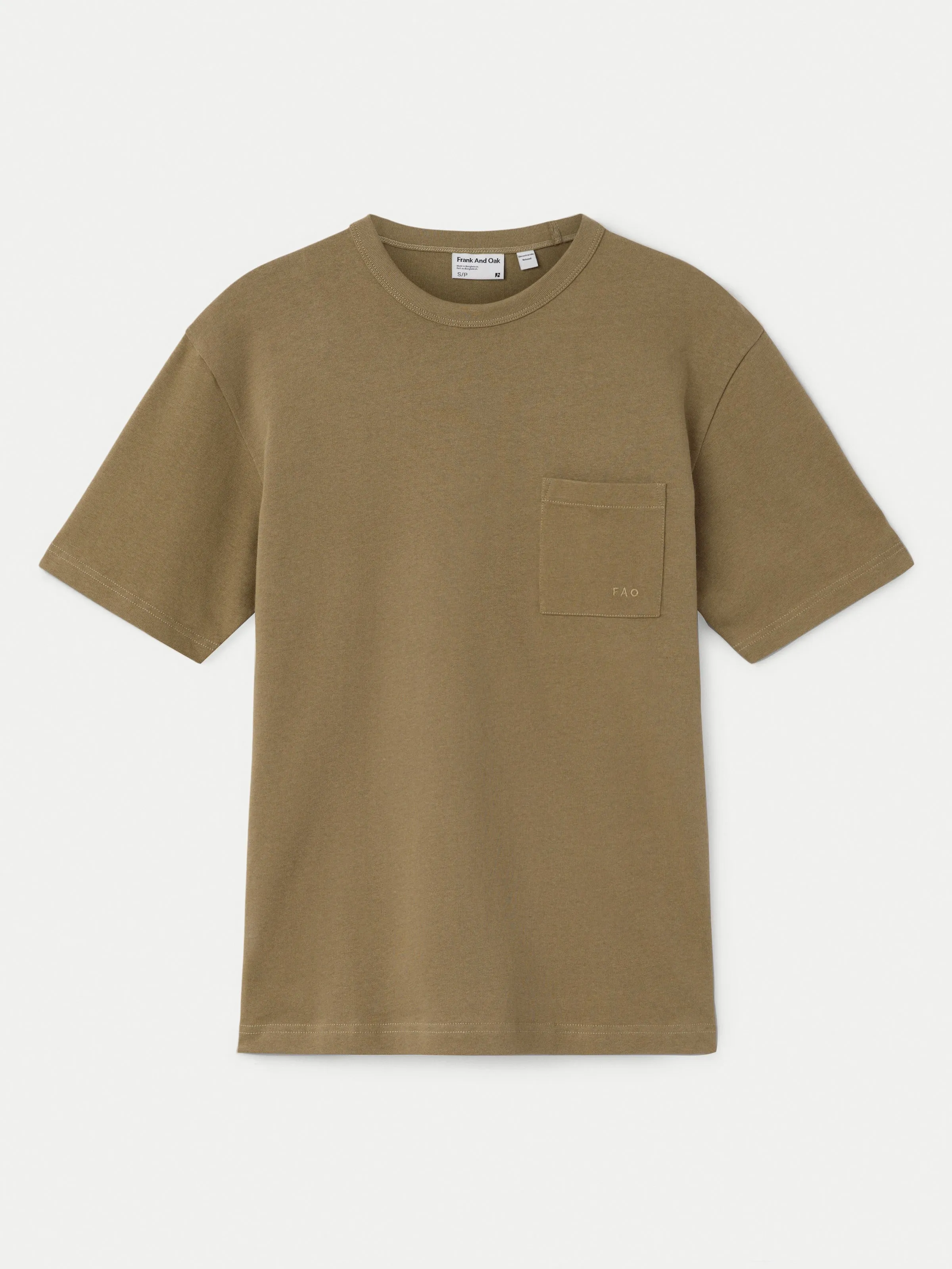 The Relaxed Pocket T-Shirt in Khaki