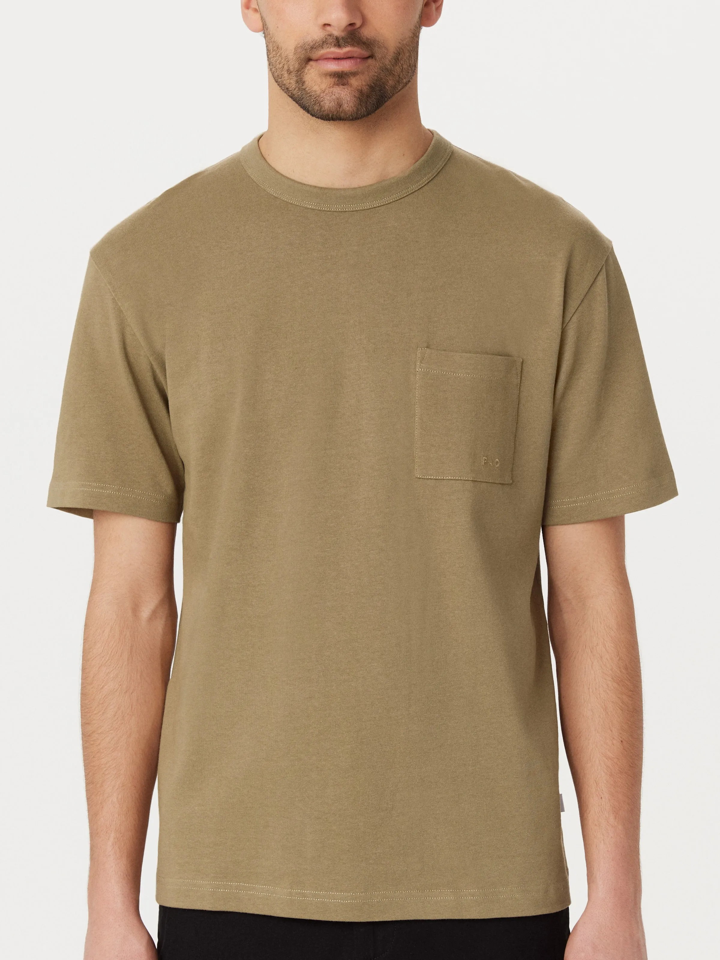 The Relaxed Pocket T-Shirt in Khaki