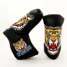 Tiger Headcover for Blade Putter, Black