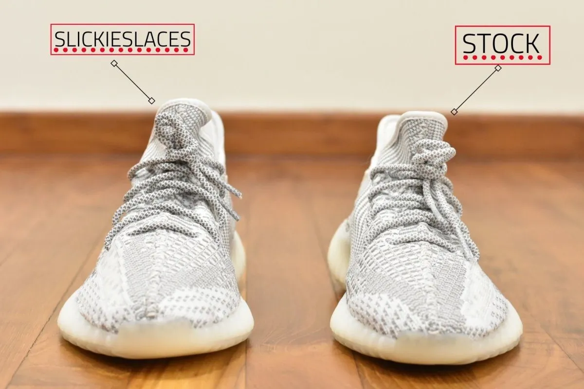 Yeezy Laces 3M Reflective Static White Rope Laces